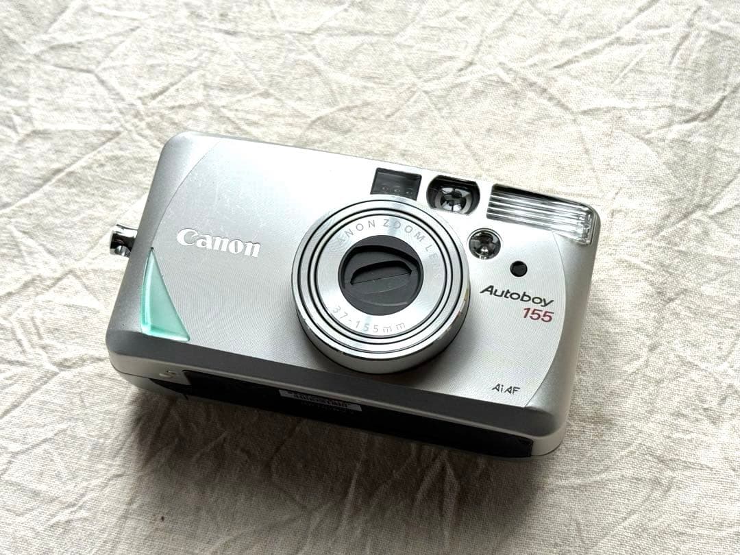 ⌘完動品！ 電池付き、作例あり！ Canon Autoboy 155⌘
