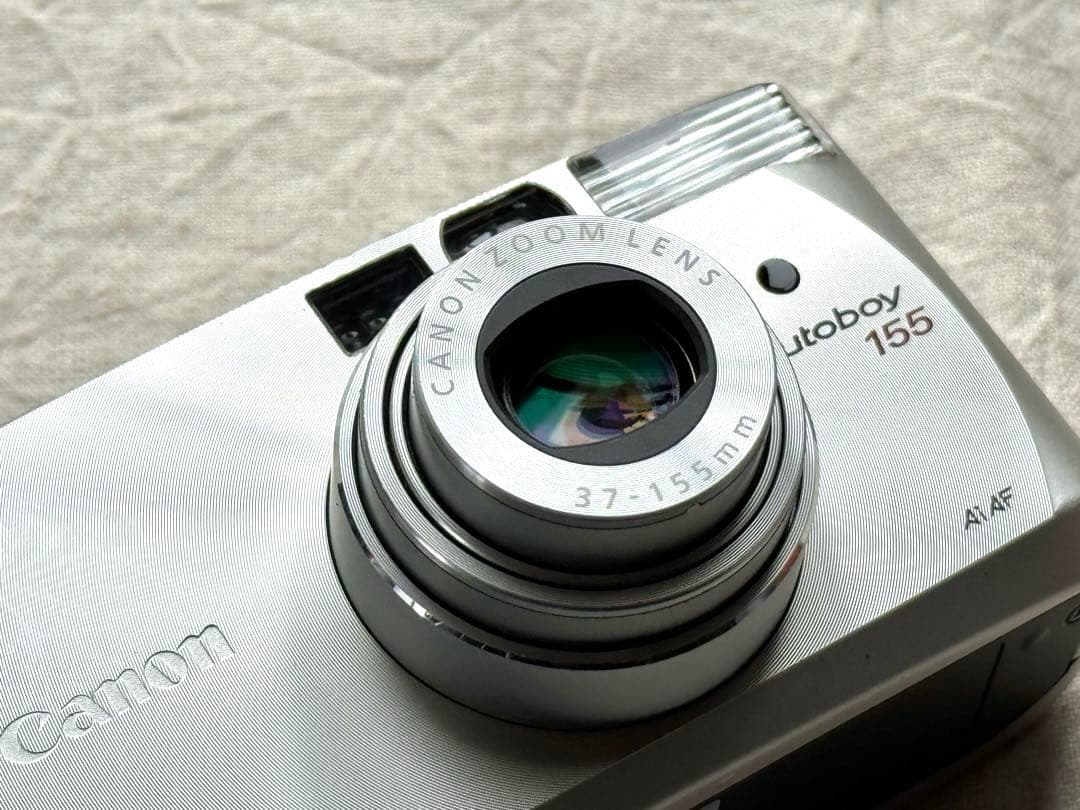 ⌘完動品！ 電池付き、作例あり！ Canon Autoboy 155⌘