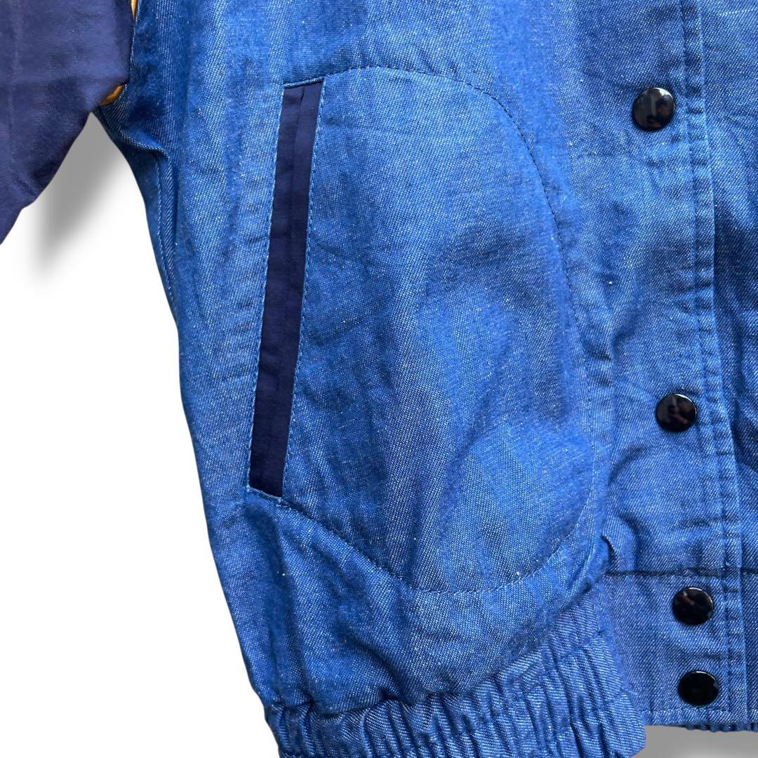 ヴィヴィアンウエストウッド オーブ刺繍 デニム ナイロン 切り替え ジャケット2