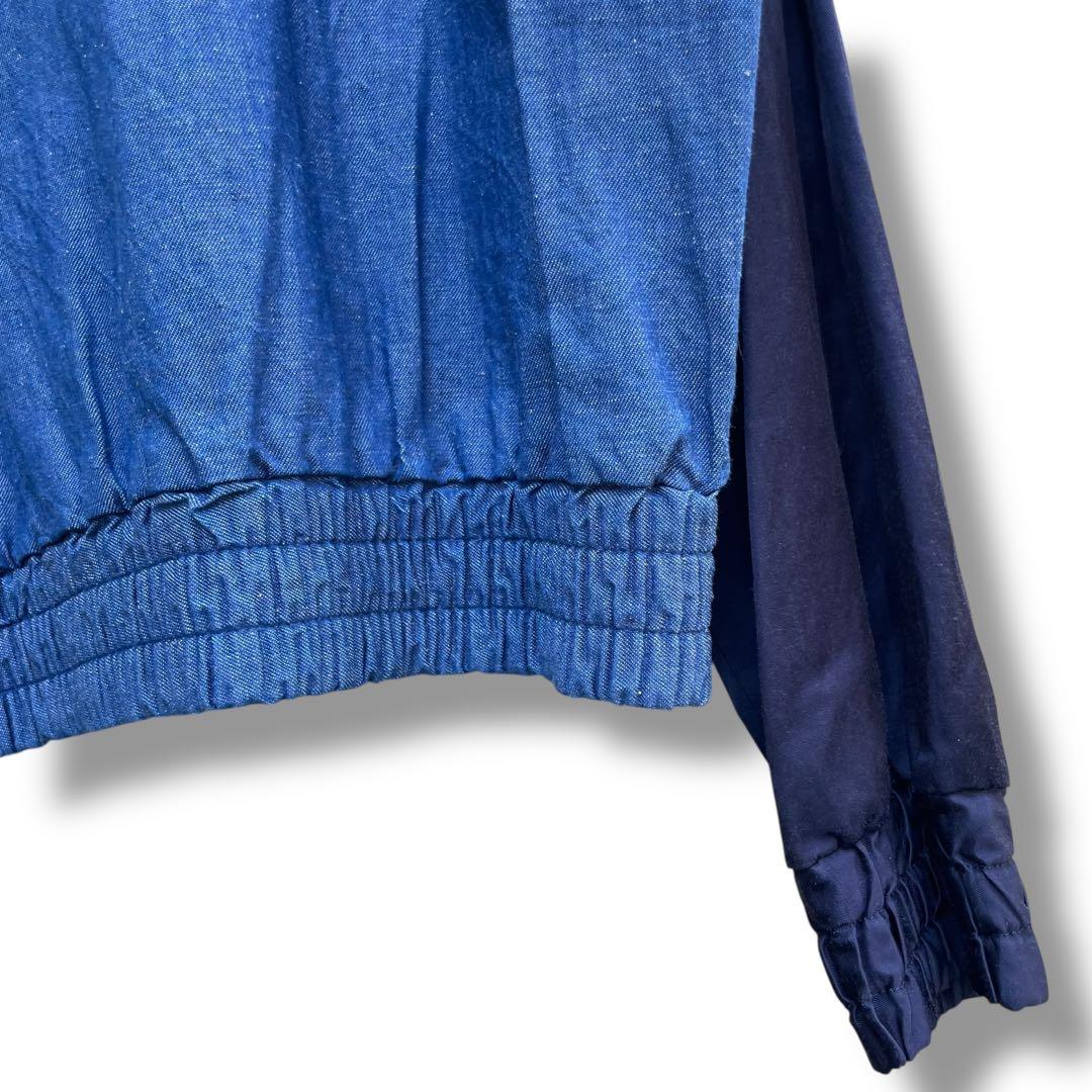 ヴィヴィアンウエストウッド オーブ刺繍 デニム ナイロン 切り替え ジャケット2
