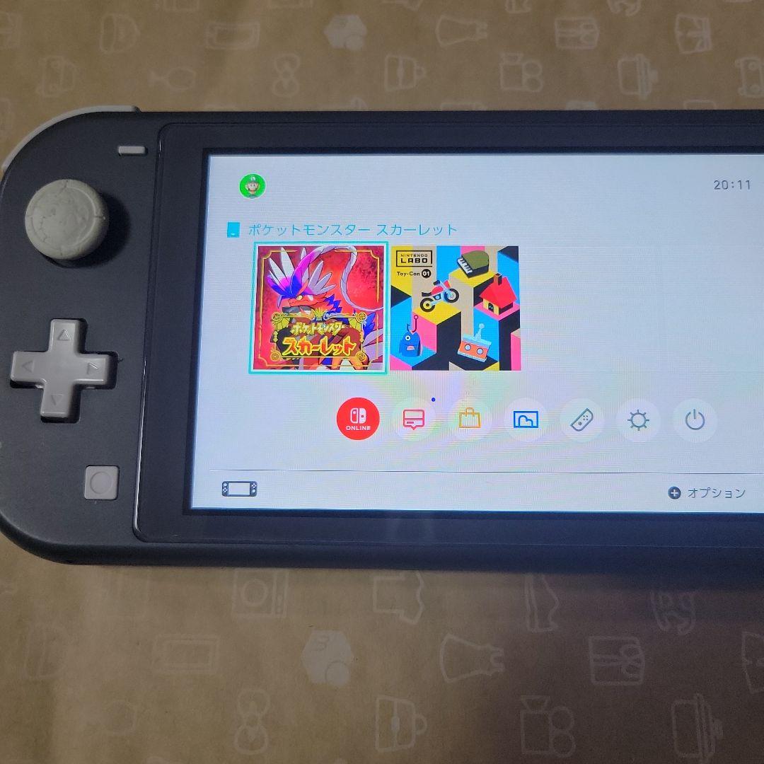 【ジャンク】Nintendo Switch Liteグレー
