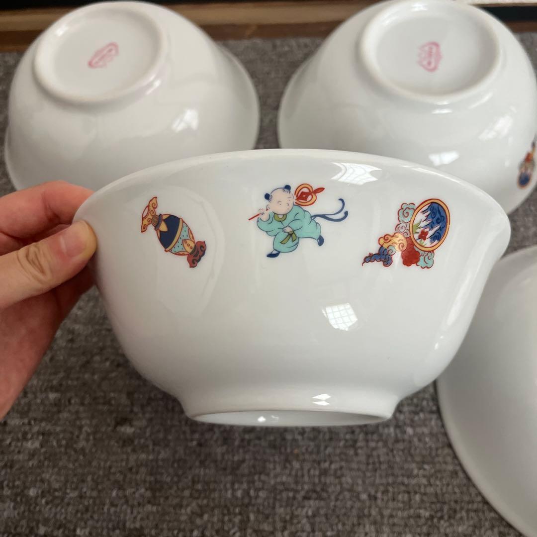 ナルミ/中華皿/唐子/ラーメン鉢/八角皿10点セット