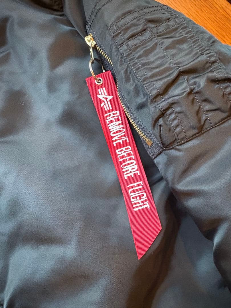 CDG ALPHA MA-1 Sサイズ ブラック