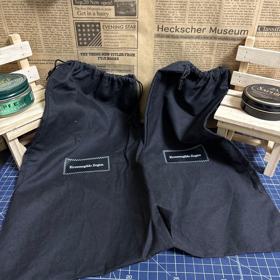 ★Ermenegildo Zegna（エルメネジルドゼニア）　シューズバッグ付き