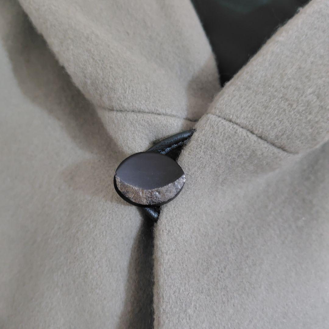 Mitukisan着パラスパレス十日フード付きグリーングレーコートサイズ2