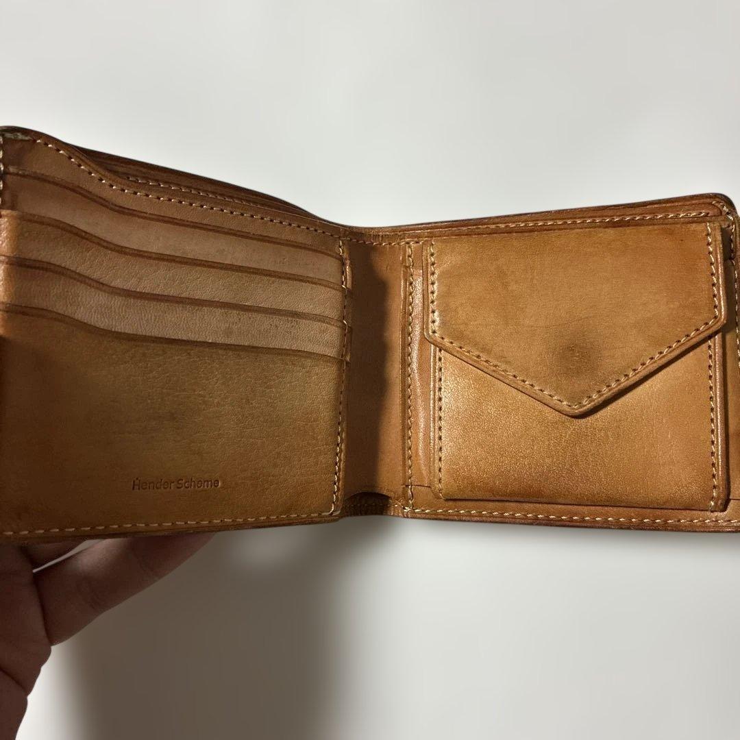 エンダースキーマ　Half Folded Wallet ブラック 二つ折り財布