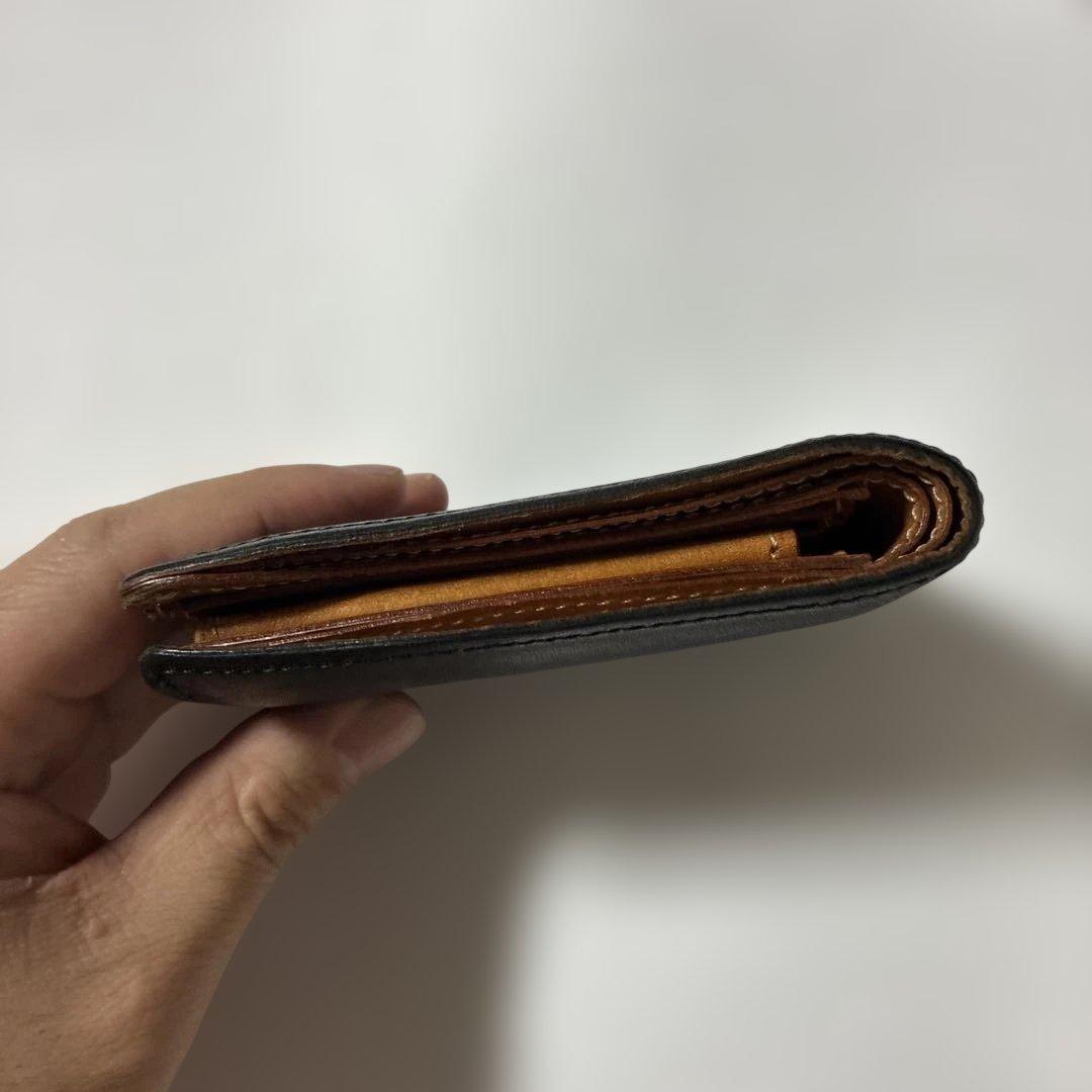 エンダースキーマ　Half Folded Wallet ブラック 二つ折り財布