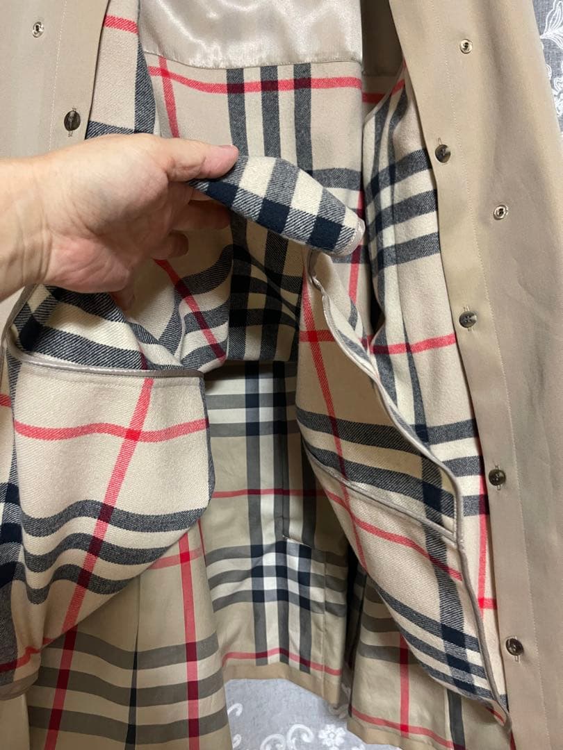 バーバリーロンドン ライナー ベルト付 トレンチコート