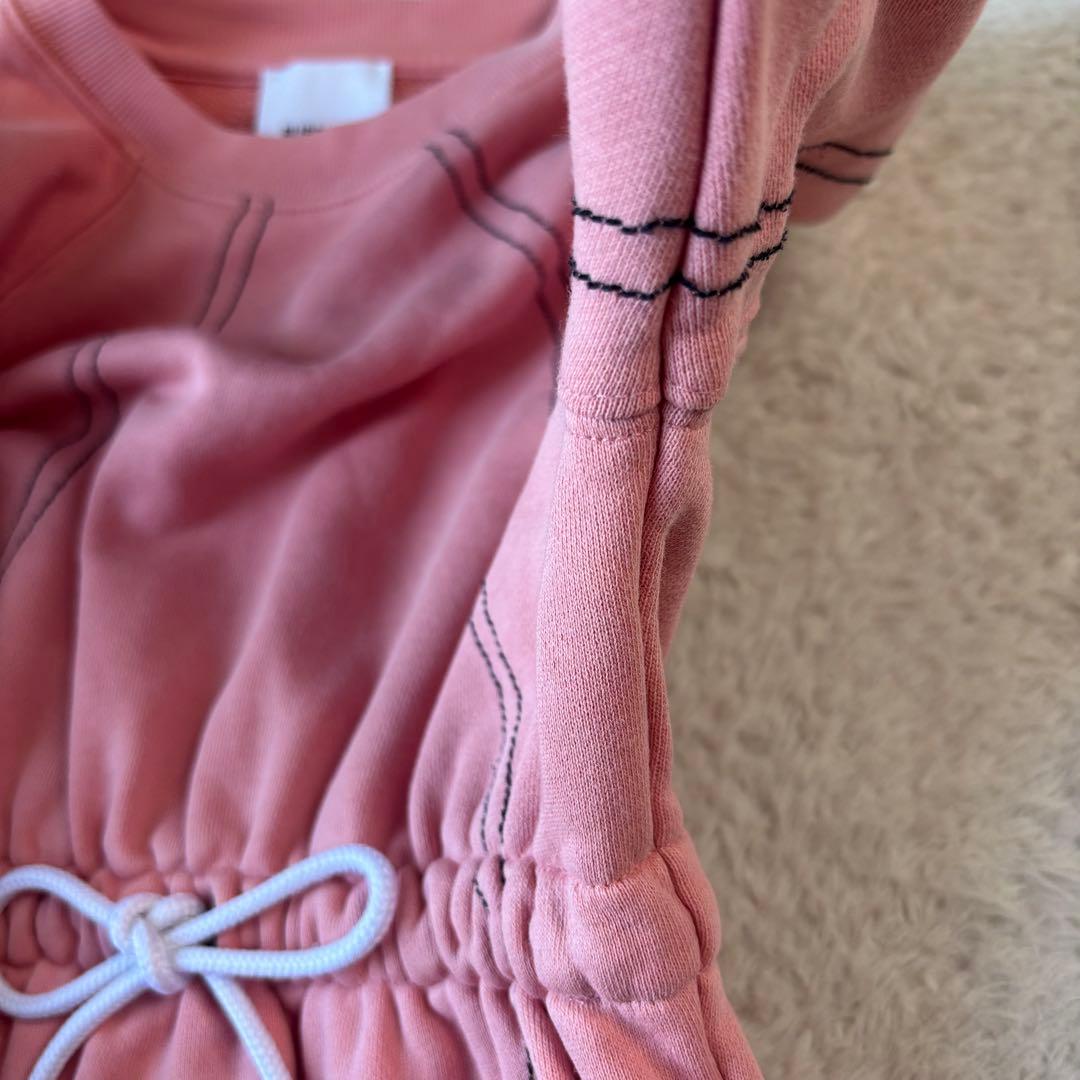 現行モデル BURBERRY ピンク ワンピース 6Y 116cm ロゴプリント