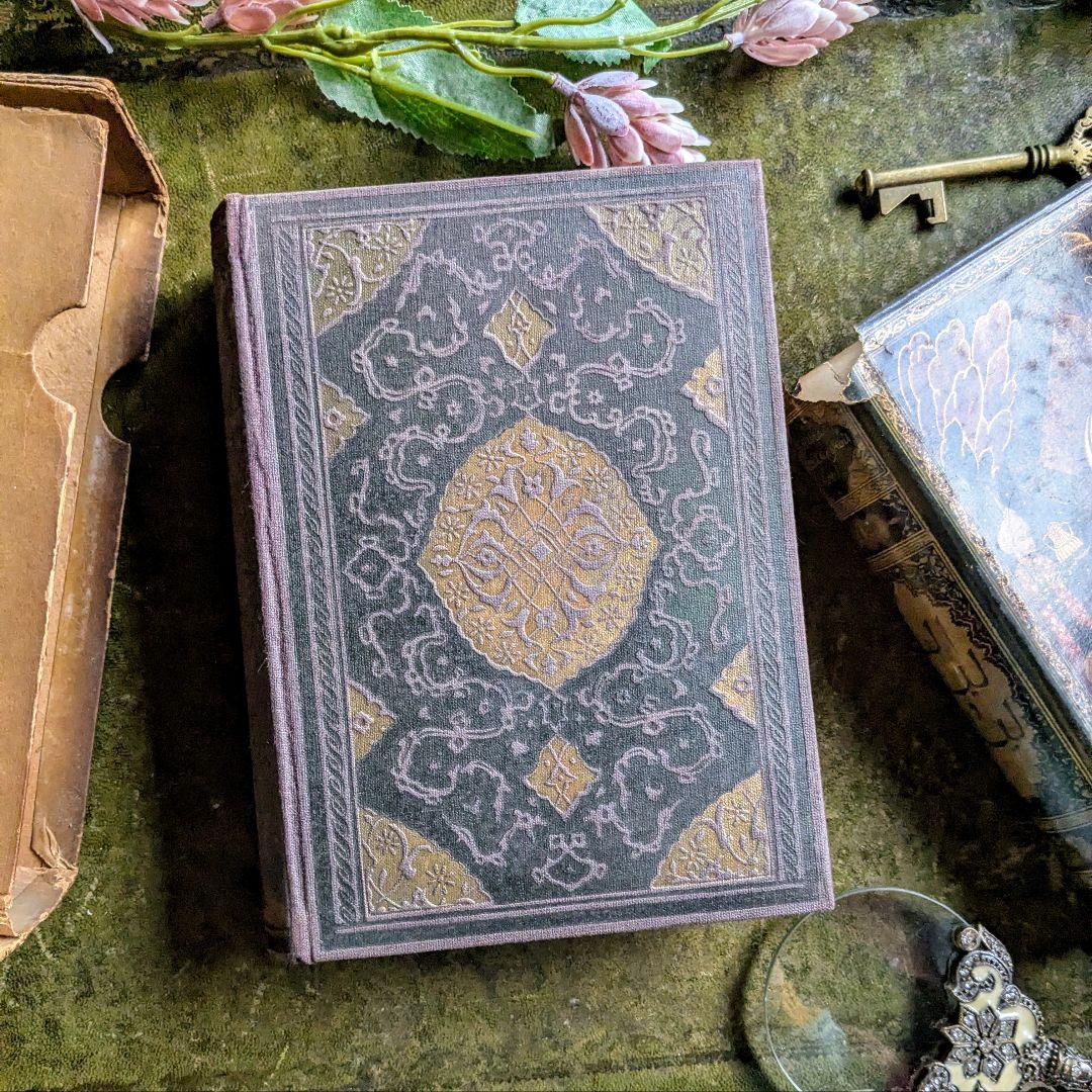 まるで東方の宮廷図書室へ♪色彩がなお息づく、幻のアンティーク本　古書洋書