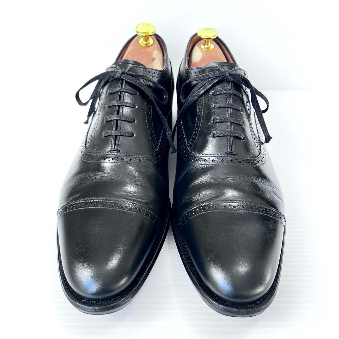 美品✨ REGAL ビジネスシューズ 黒 27 クォーターブローグ 02DR