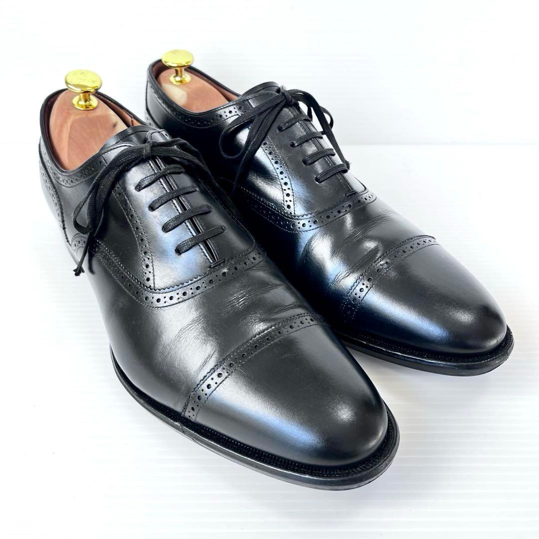 美品✨ REGAL ビジネスシューズ 黒 27 クォーターブローグ 02DR