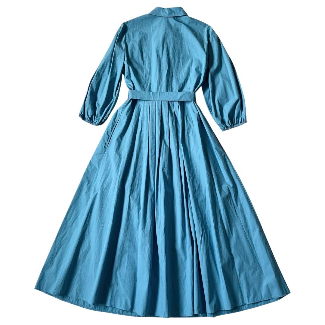 新品タグ付き 2023 マックスマーラ シャツワンピース ベルト マキシ丈 40