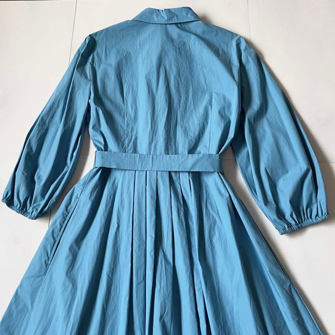 新品タグ付き 2023 マックスマーラ シャツワンピース ベルト マキシ丈 40