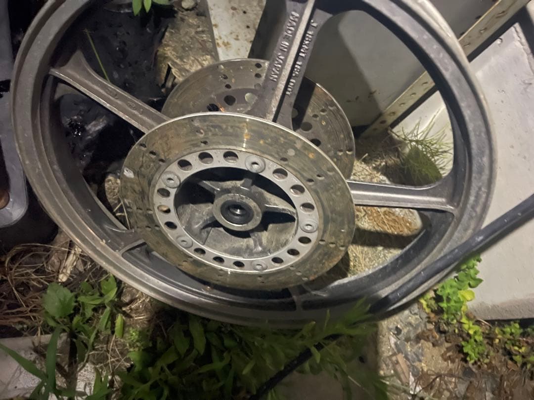 値下げします‼️GPZ250ホイール前後セット