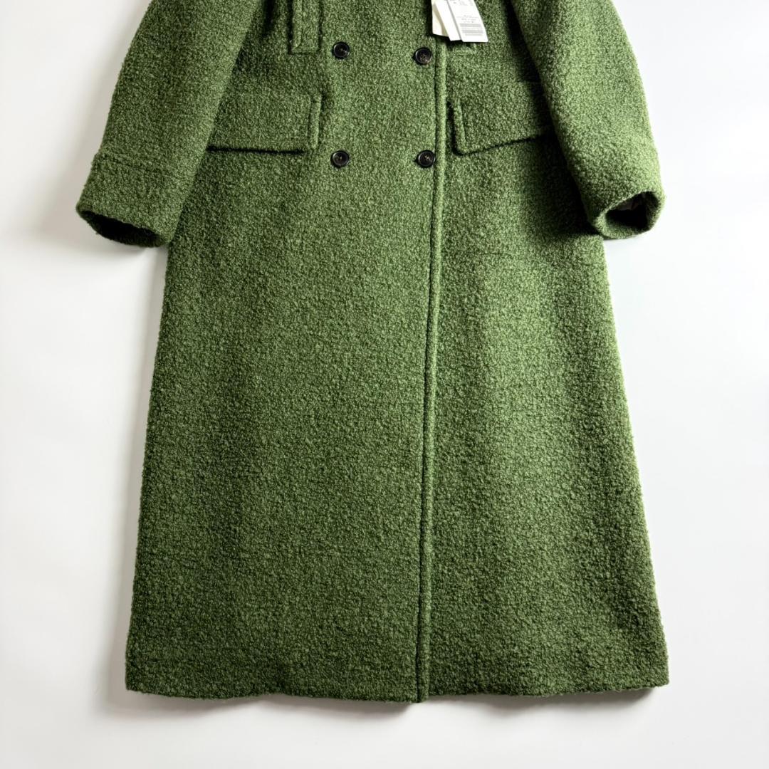 新品タグ付き　 IENA LA BOUCLE ループメルトン Wボタンコート　M