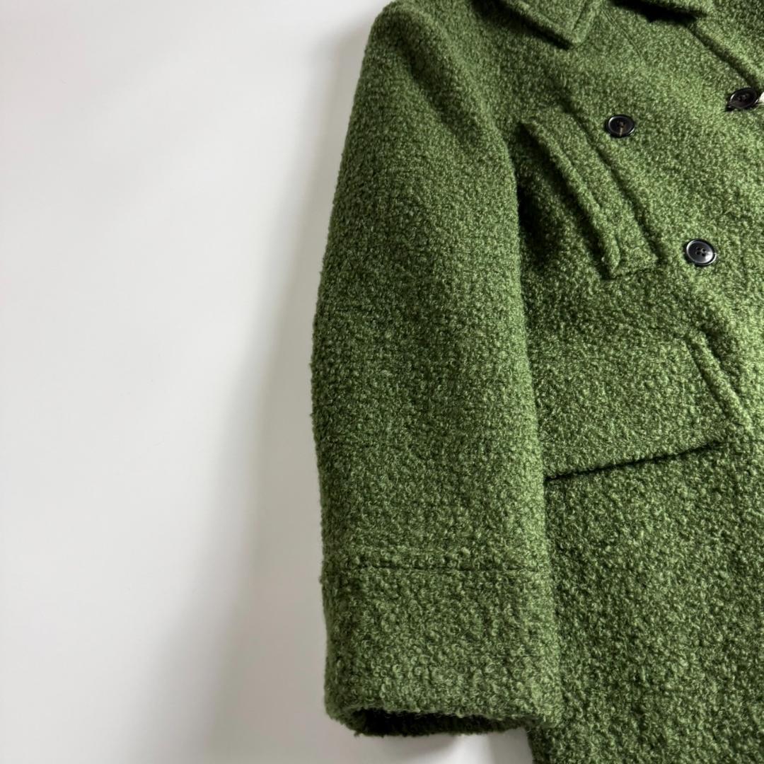 新品タグ付き　 IENA LA BOUCLE ループメルトン Wボタンコート　M