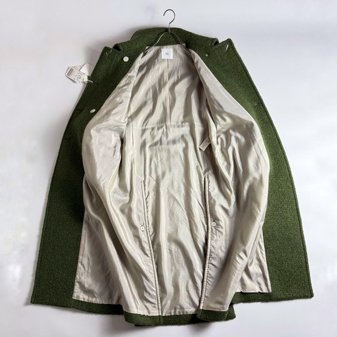 新品タグ付き　 IENA LA BOUCLE ループメルトン Wボタンコート　M