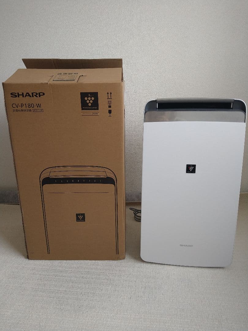 シャープ 衣類乾燥 除湿機 CV-P180 プラズマクラスター 7000
