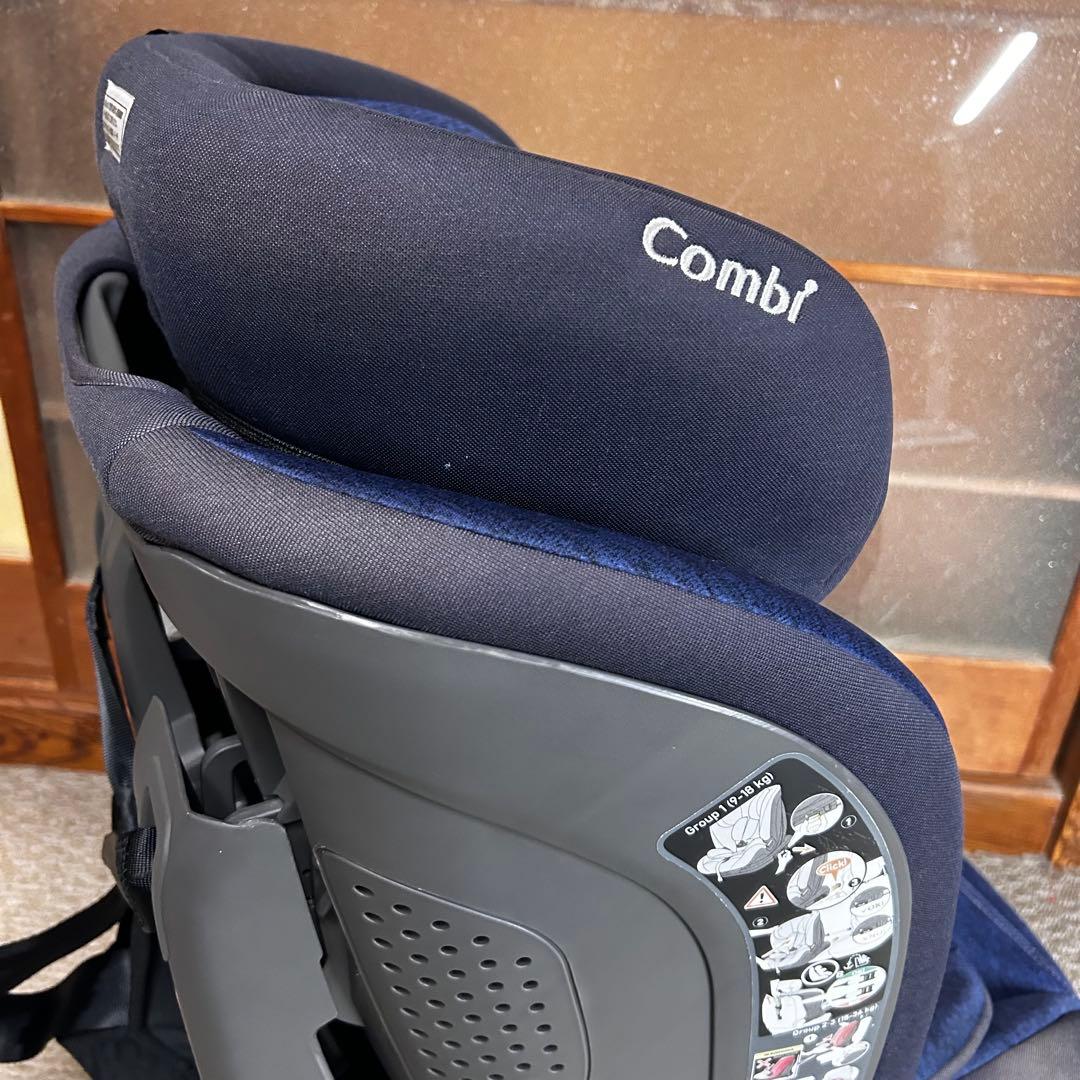 ★美品★ Combi セイブトレック ISOFIX エッグショック ネイビー