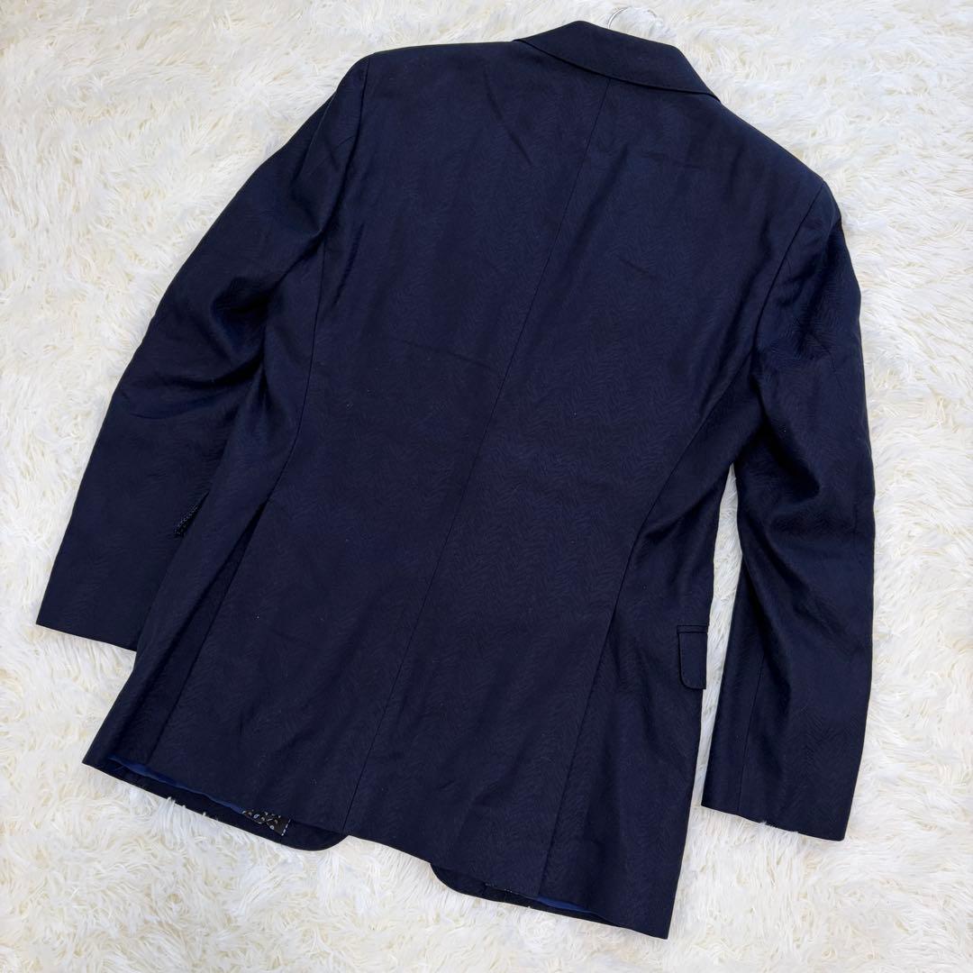 【ペイズリー×ヘリンボーン】ETRO エトロ テーラードジャケット シルク