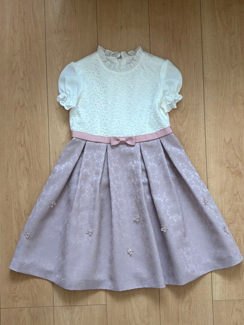 美品★ BEAMS 女の子　フォーマル　120 ネイビー・ピンク　卒園式　入学式