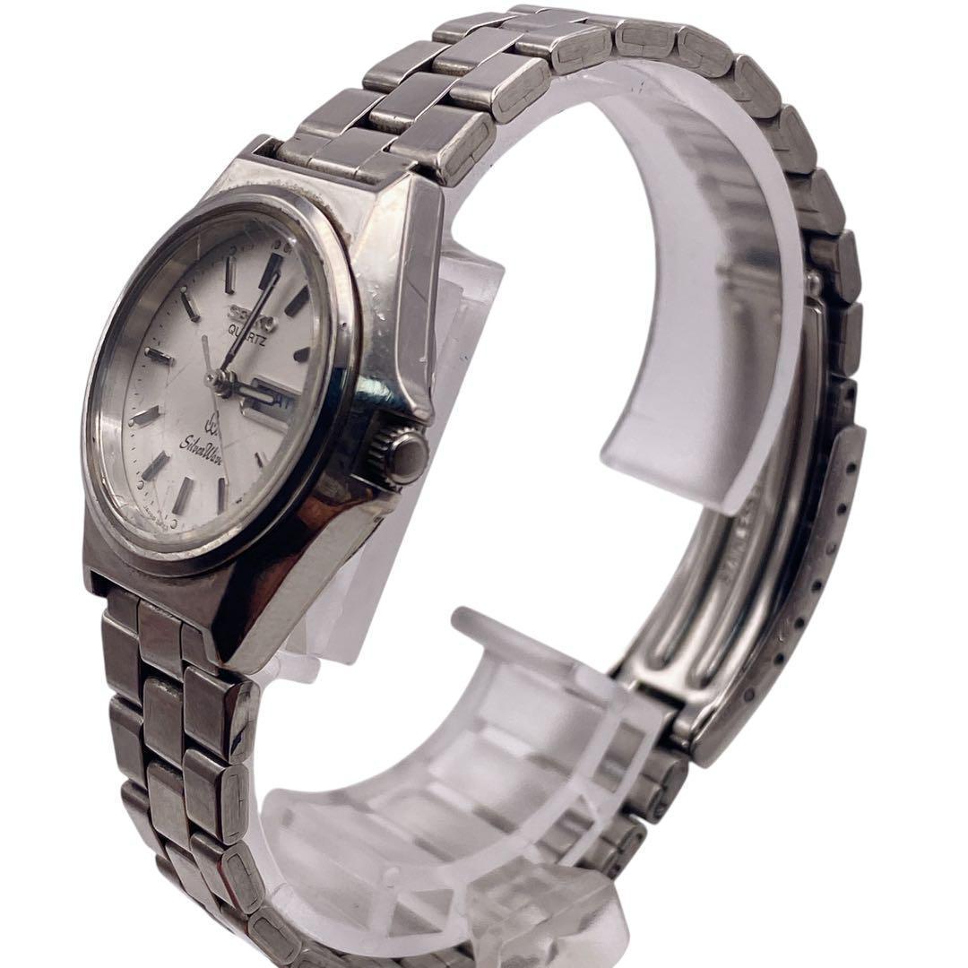 SEIKO Silver Wave デイト シルバー レディース 腕時計 889
