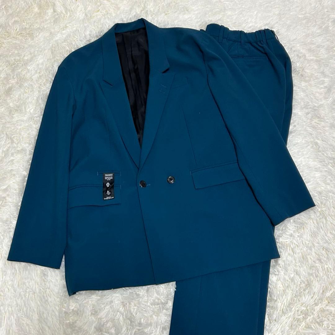 美品　shareef edifice別注　ダブルジャケット　スーツセットアップ
