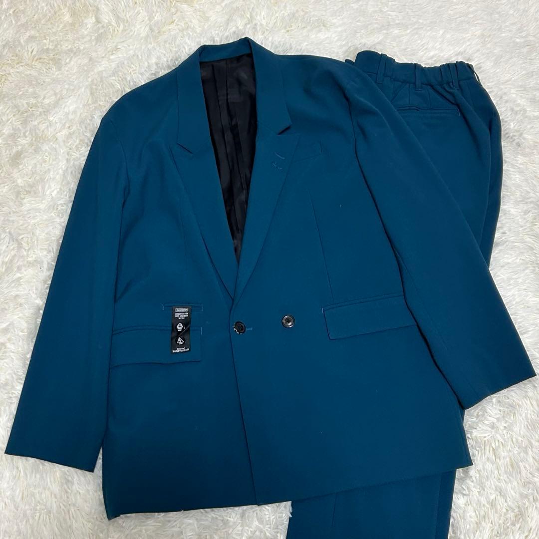 美品　shareef edifice別注　ダブルジャケット　スーツセットアップ