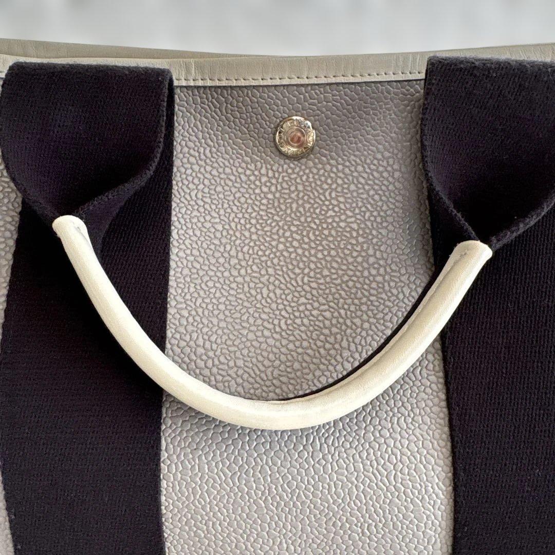 TOPKAPI トプカピ　スコッチ　グレイン　ネオレザー　トートバッグ