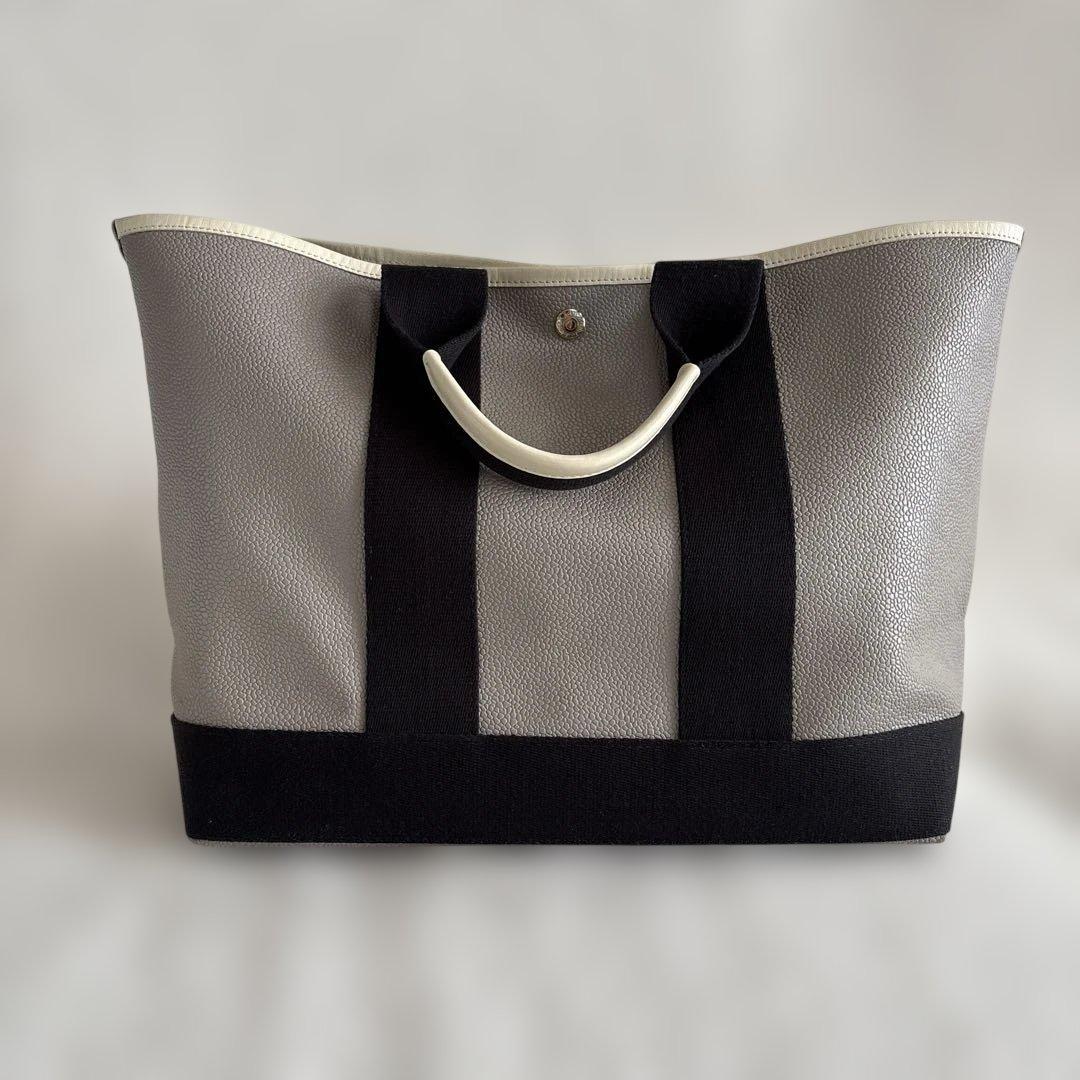 TOPKAPI トプカピ　スコッチ　グレイン　ネオレザー　トートバッグ