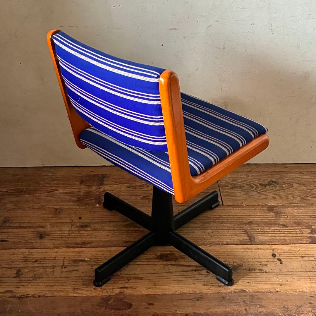 国産ヴィンテージ レトロ 回転式 デスクチェア