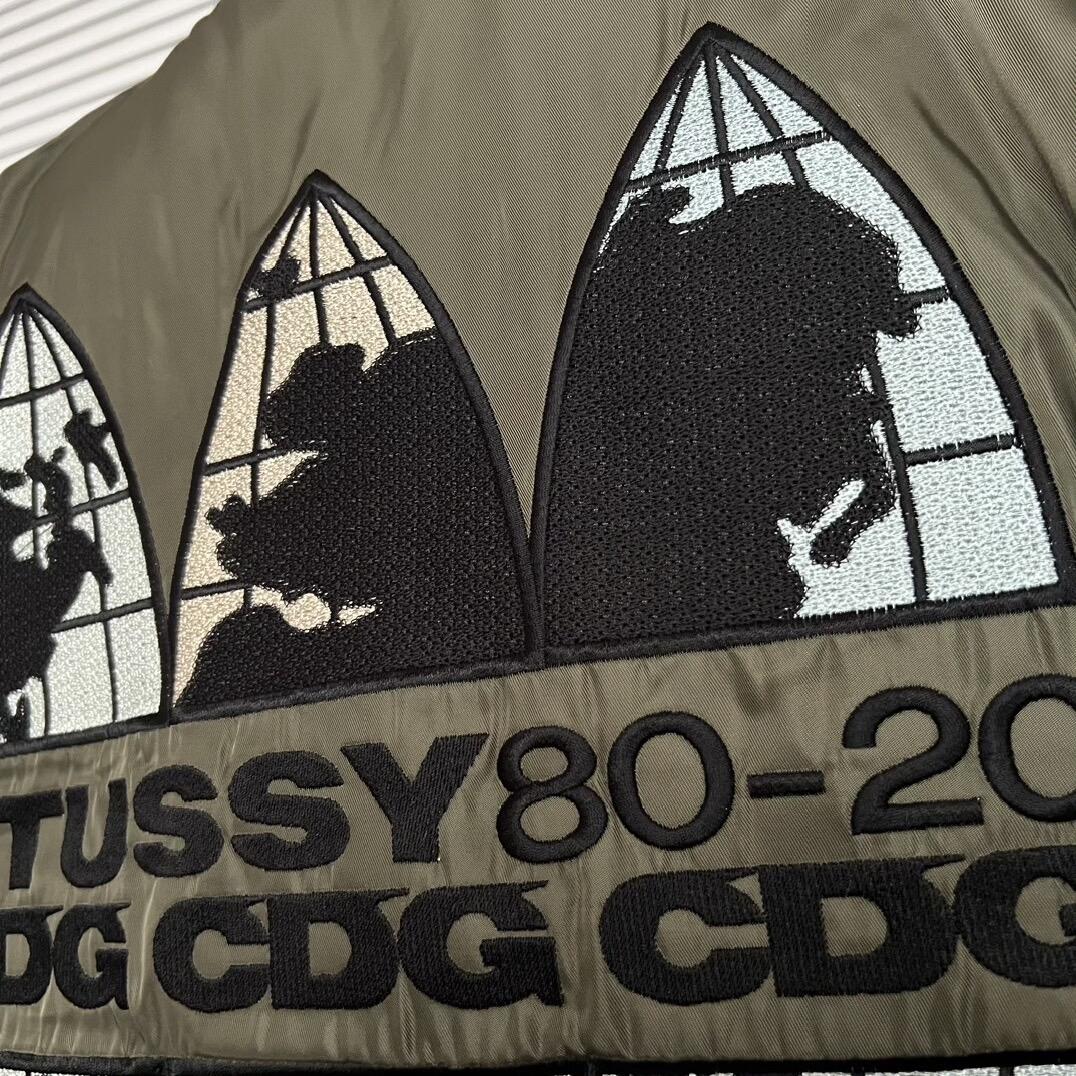 STUSSY 40周年記念 CDG × STUSSY MA-1 ジャケット M