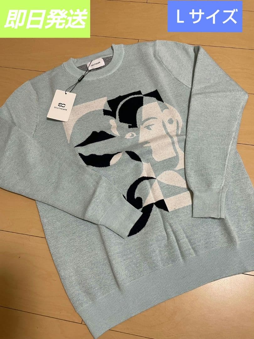 SOUTHCAPE(サウスケープ)　 メンズゴルフウェア　長袖ニット