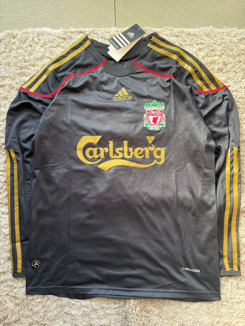 ［正規・新品タグ付き・希少］リヴァプール　0910アウェイユニフォーム　長袖　M