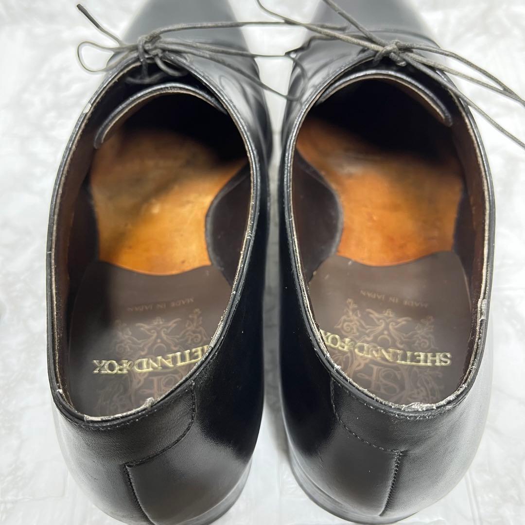 【美品】SHETLANDFOX　3016SF ストレートチップ　ビブラム　27㎝