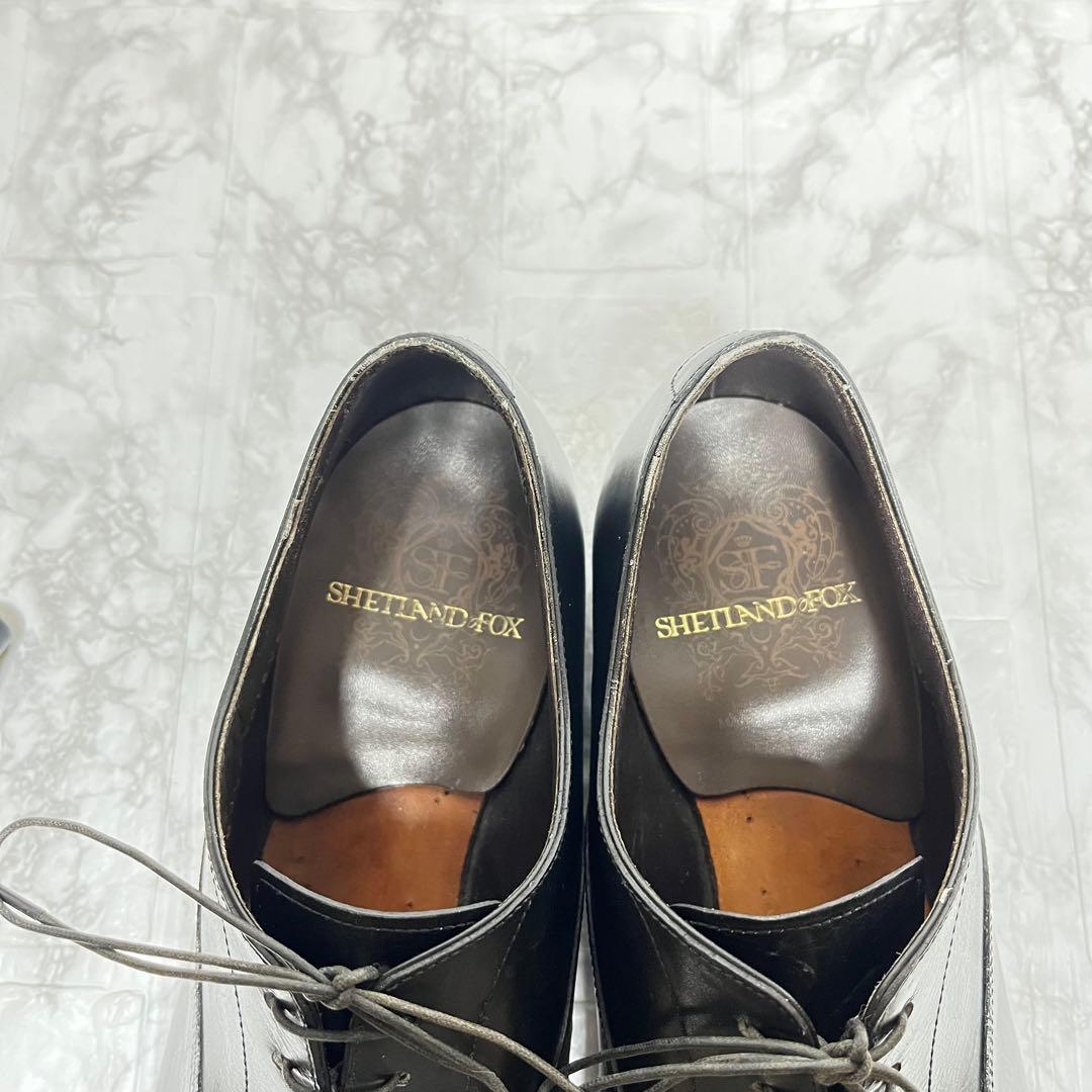 【美品】SHETLANDFOX　3016SF ストレートチップ　ビブラム　27㎝
