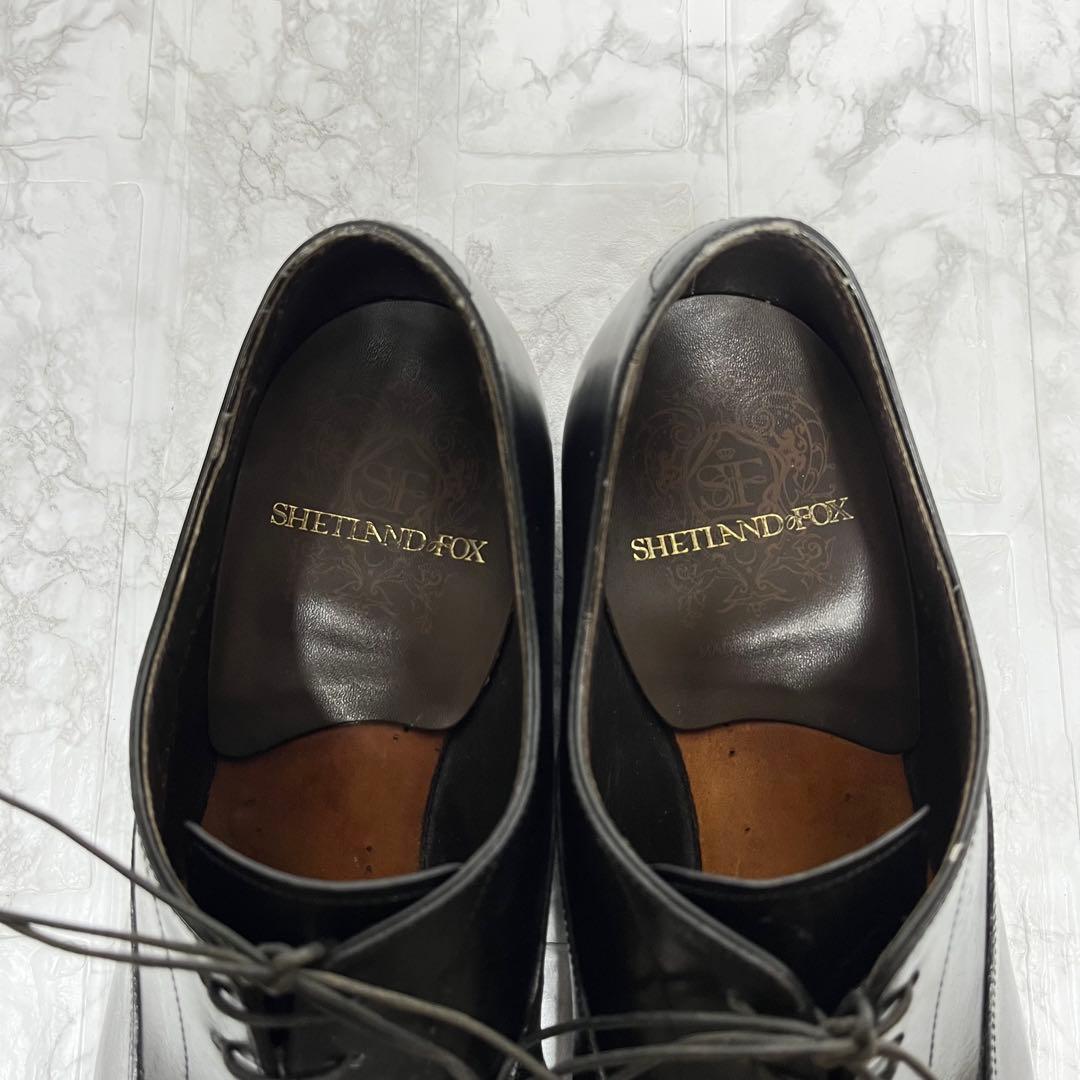 【美品】SHETLANDFOX　3016SF ストレートチップ　ビブラム　27㎝