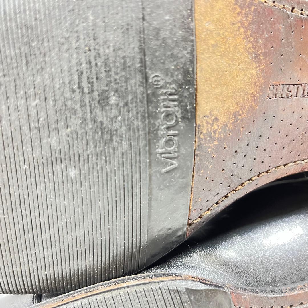 【美品】SHETLANDFOX　3016SF ストレートチップ　ビブラム　27㎝