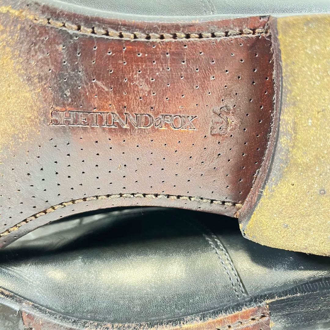 【美品】SHETLANDFOX　3016SF ストレートチップ　ビブラム　27㎝