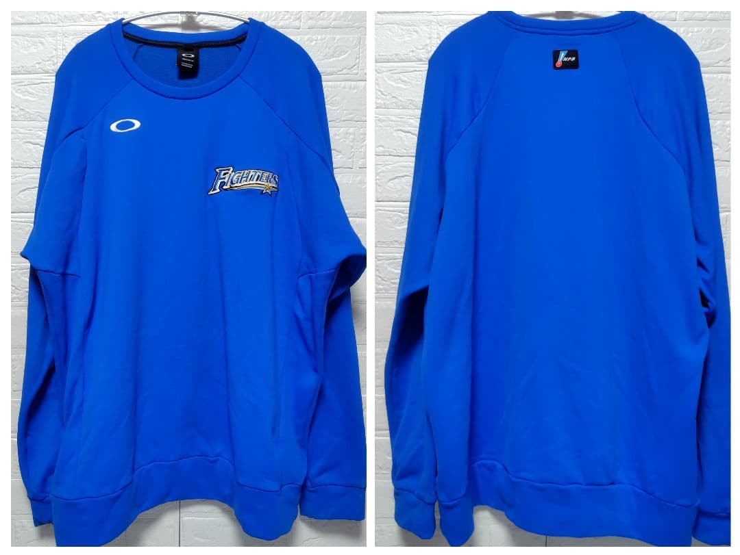 オークリー　日本ハムファイターズ　支給品フリース　NPBマーク
