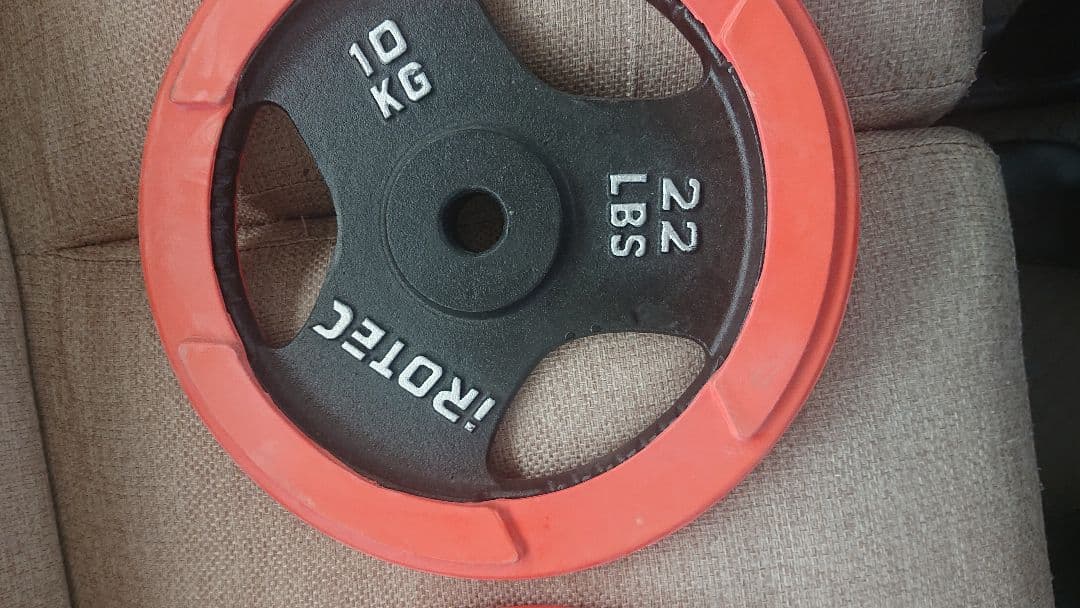 アイロテック 10kg枚合計 20kg ダンベル ベンチプレス