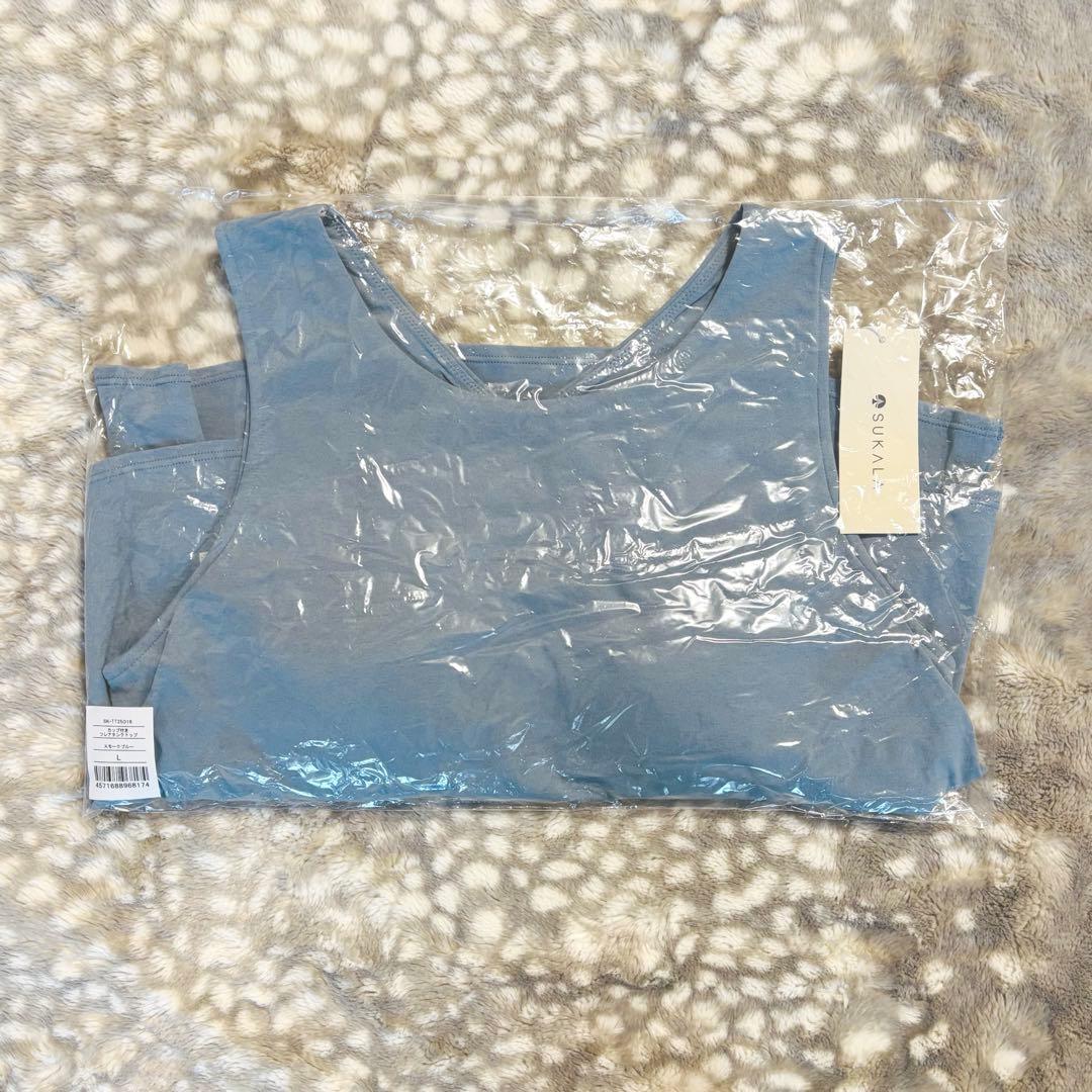 SUKALA カップ付きフレアタンクトップL