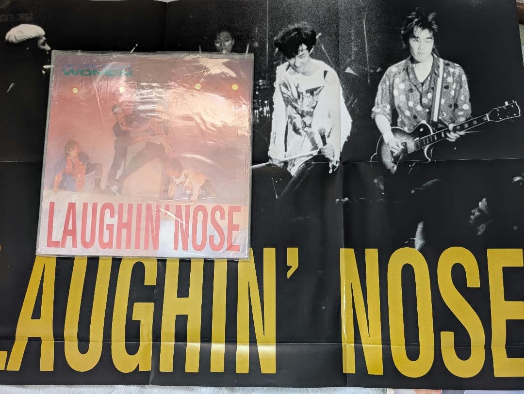 LAUGHIN' NOSEインディーズ レコードとポスターセット
