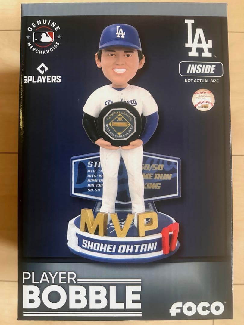 ドジャース大谷翔平 2024 NL MVP受賞記念ボブルヘッド 世界490個限定