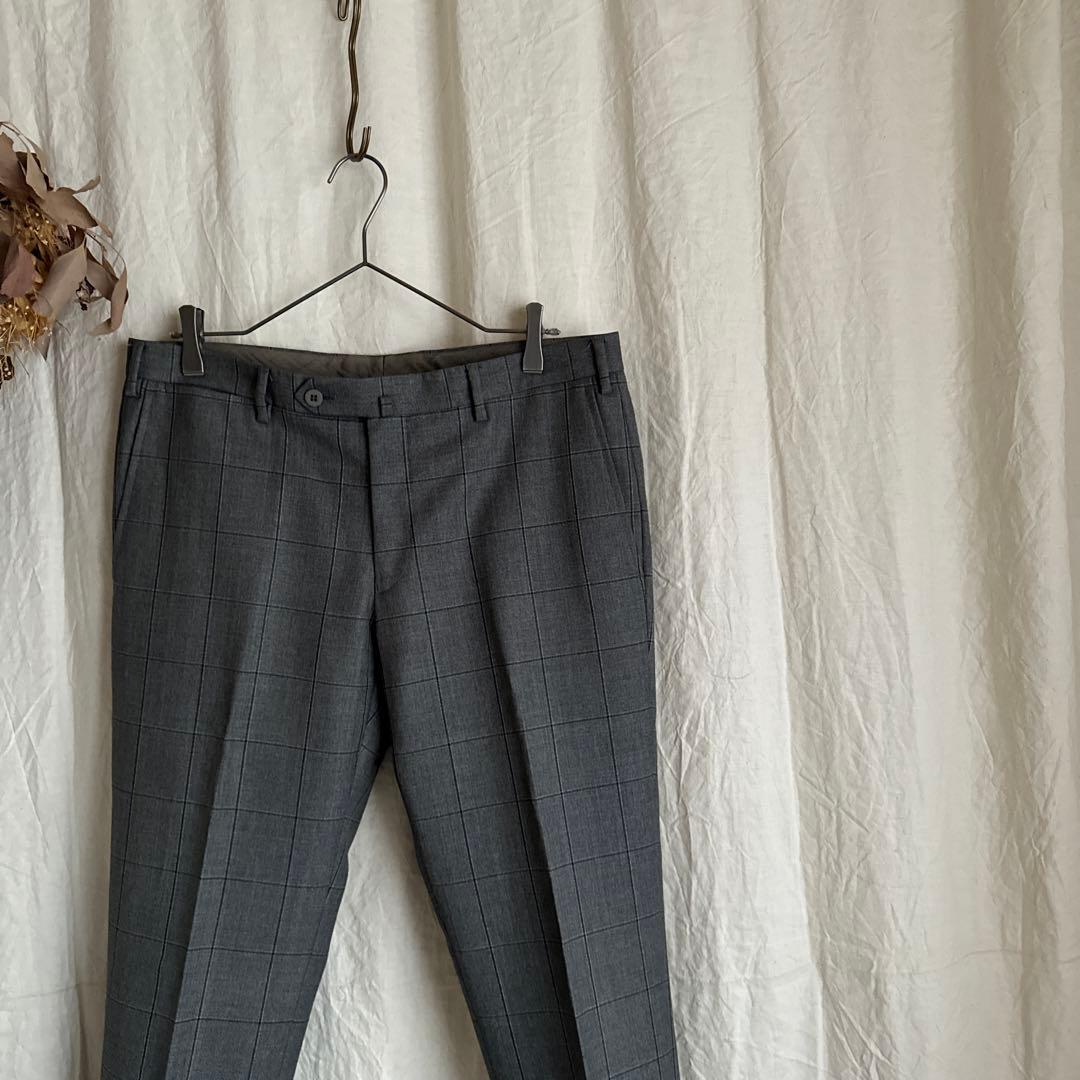 ユナイテッドアローズ ウインドウペン スーツ ウール100 パンツ ジャケット