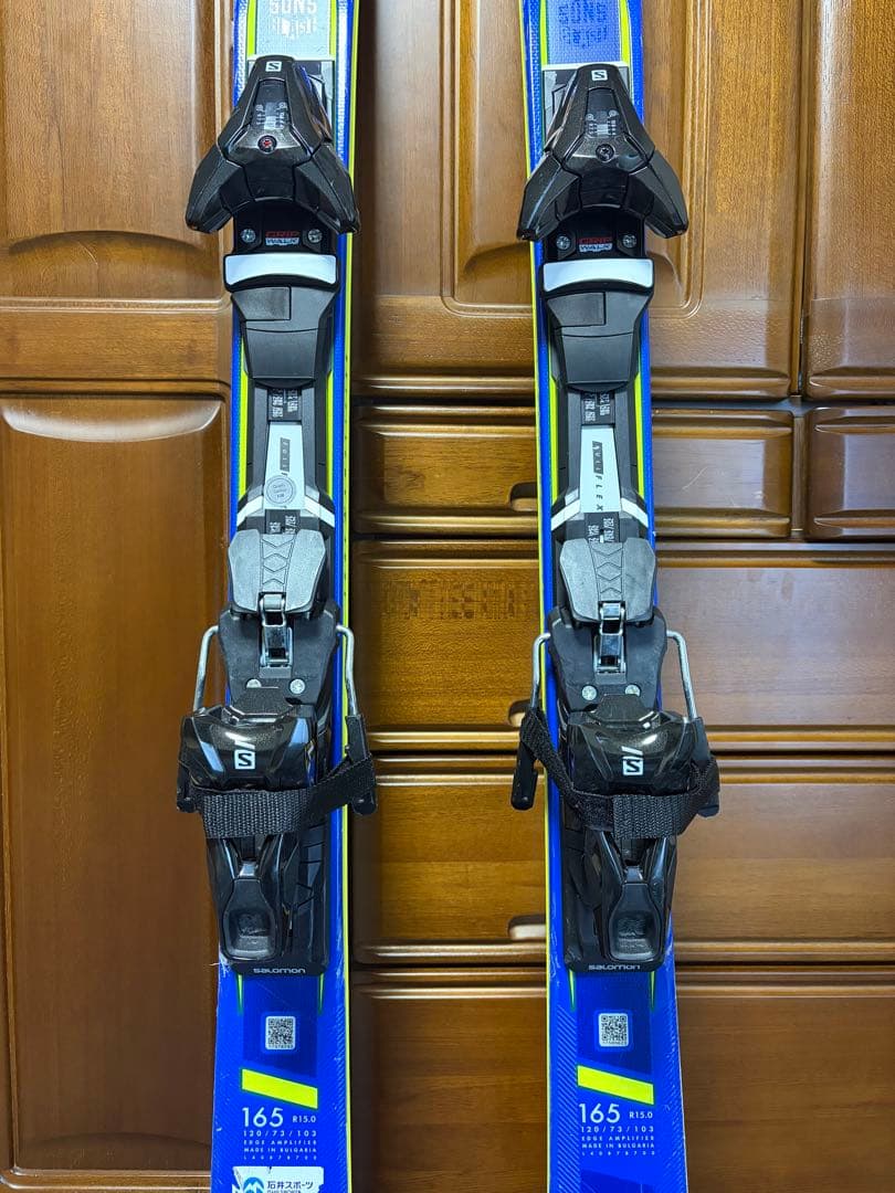 Salomon S/RACE スキー 165cm r15 ストック付き！