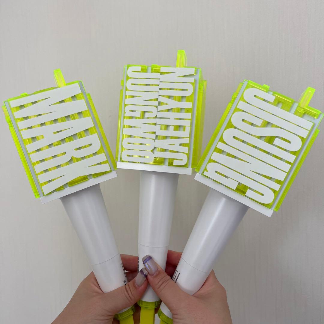 NCT ペンライト　ステッカー　チソンくん　マーク　ジェヒョン　ジョンウ