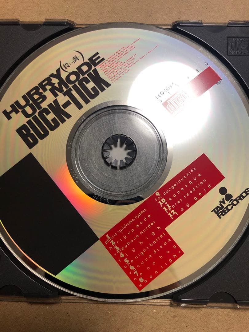 邦楽 BUCK-TICK HURRY UP MODE CD