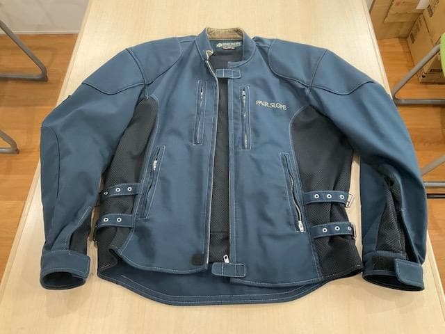 ペアスロープ バイク用メッシュジャケット ダークブルー
